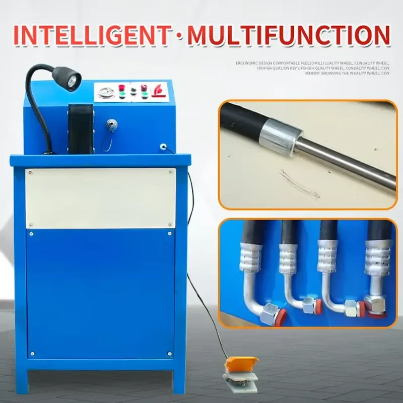 220v/380v 4kw Motor 25Mpa Engine Pump Gear Bearing Air Suspension Side Opening Pipe Press Mobile High Pressure Hydraulic Hose