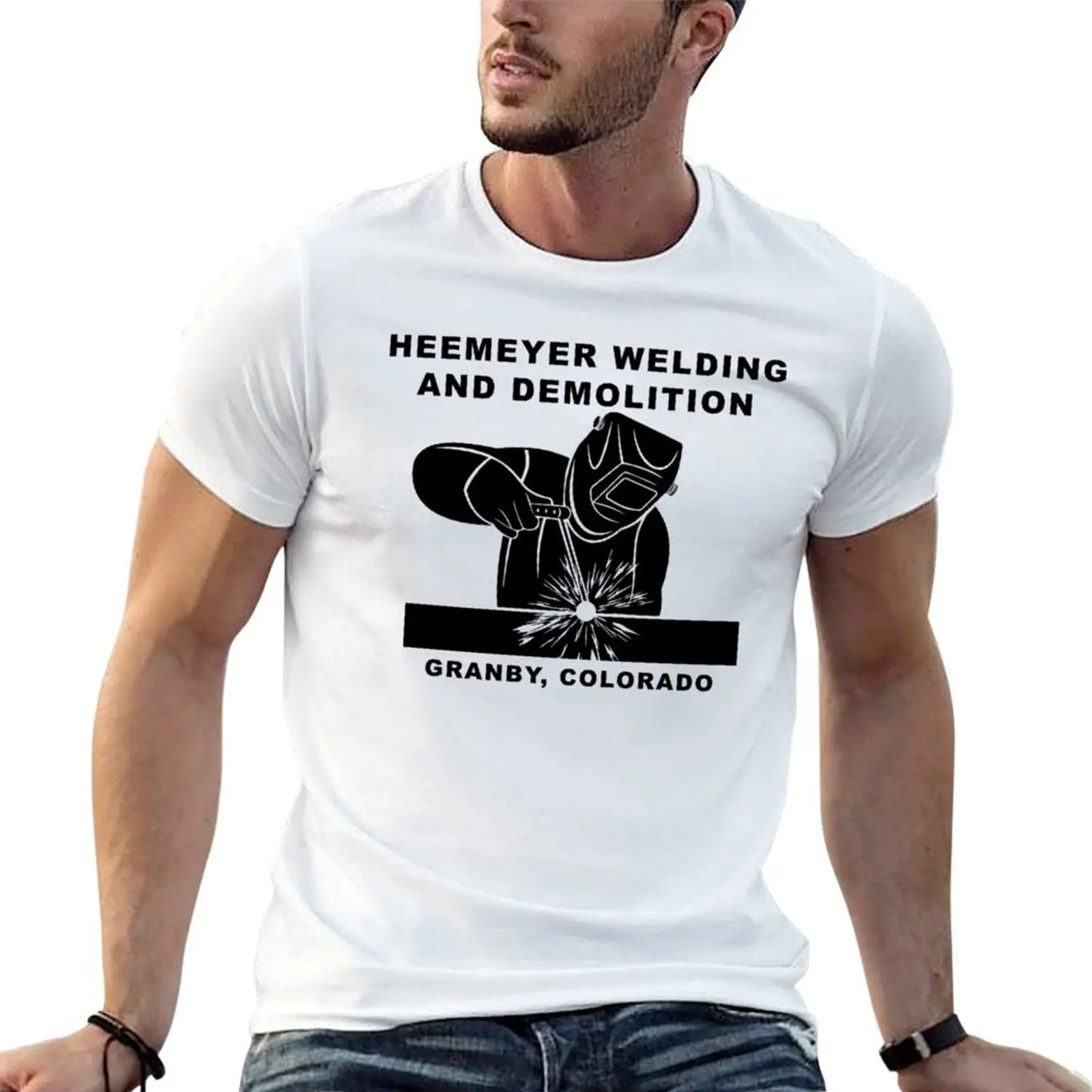 

Heemeyer Welding and Demolition Tri-blend T-Shirt t shirt for man 100 percent cotton t shirts for man cotton soft T-Shirt