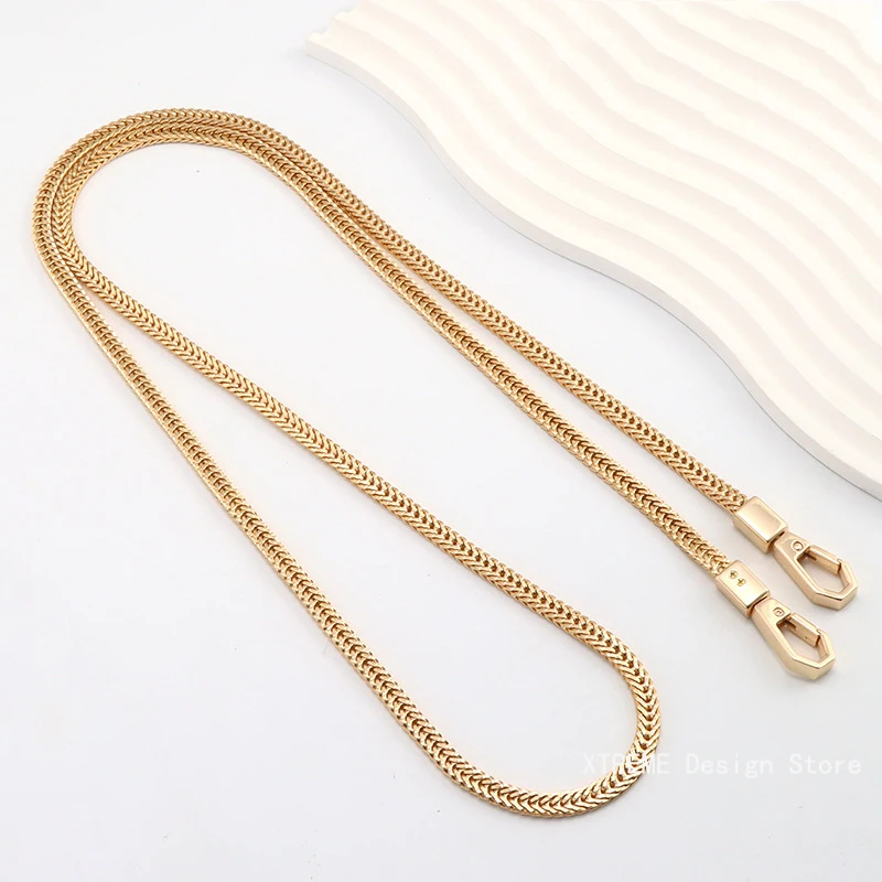 2024 Metal Alloy Bag Chains Women Shoulder Bag Straps 6mm Handbag Handle Chain Purse Chain Belt Replacement Bag Accessories