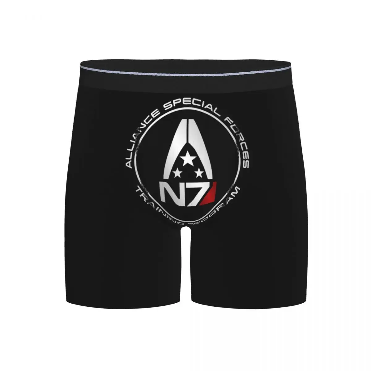 

Long Boxer Underpants Shorts N7 Mass Effect Emblem Panties Male Breathable Underwear for Homme Man Boyfriend Gifts
