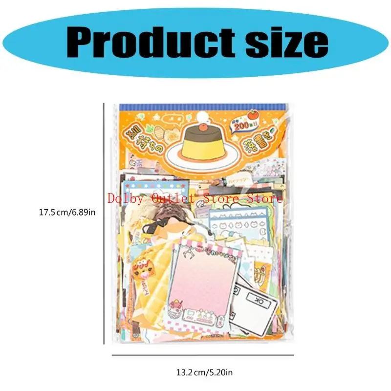  Scrapbooking Decorative Paper Note Paper Memo Pad for Scrapbooking Notebook