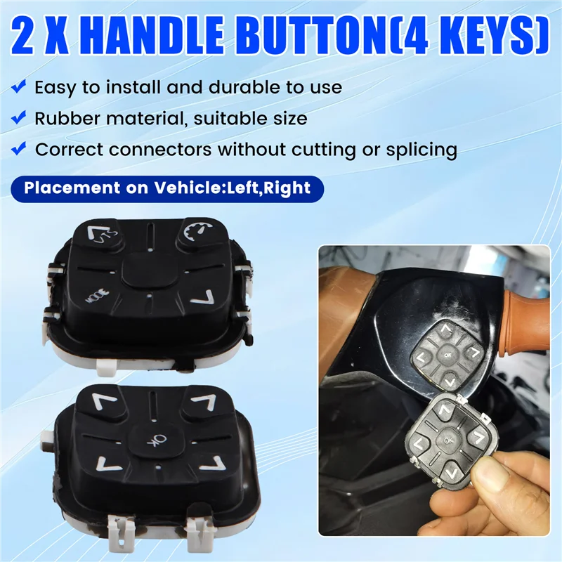 

NEW-For Bombardier Sea-Doo RXP GTX RXT 2018 Motorcycle Boat Button Handle Button Rubber