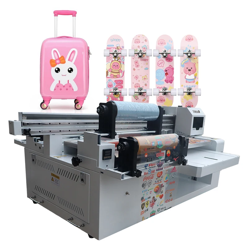 Decorative paintings UV printing machine crystal stickers printing DIY pattern hybrid uv flatbed printer 6090