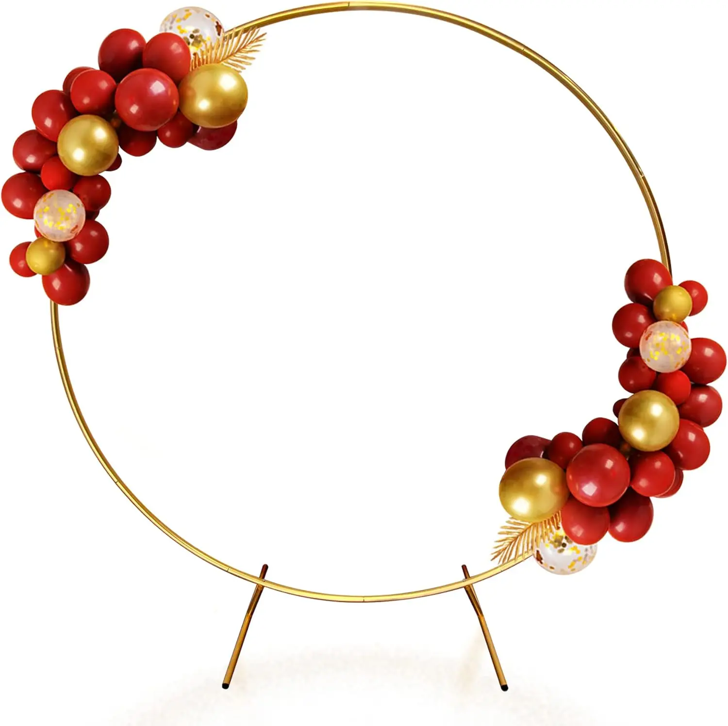 

6.6Ft Round Balloon Arch Circle Backdrop Stand Circle Balloon Arch Frame Kit for Wedding Party Background Decoration