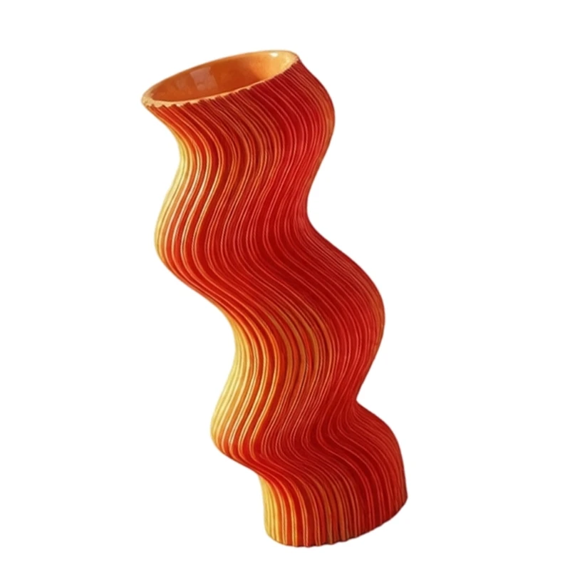  3D Printed Decorative Vases for Table Centerpieces, Shelves, and Floral Display