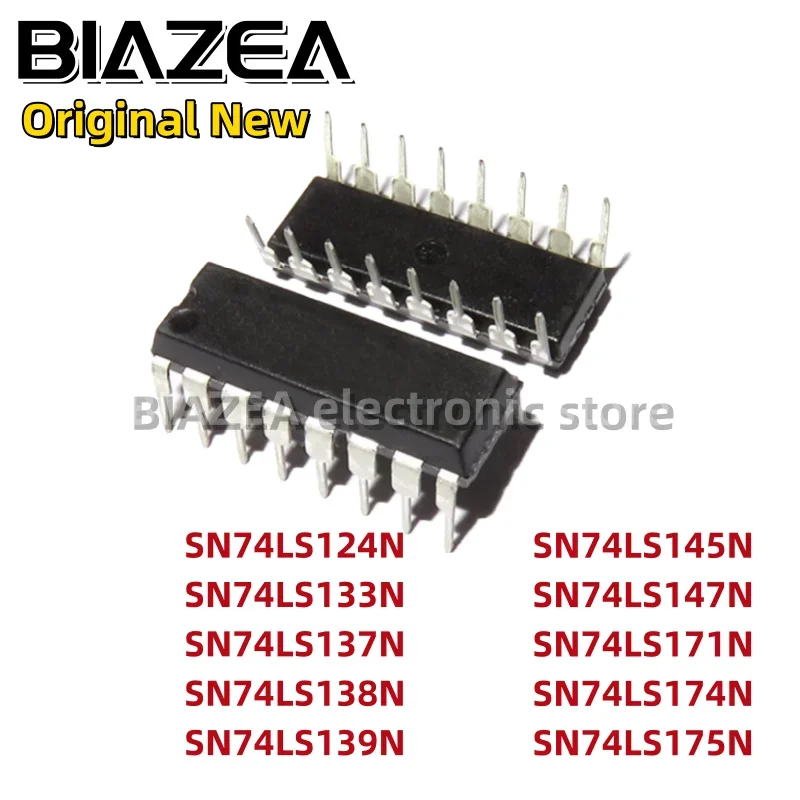 10piece SN74LS124N SN74LS133N SN74LS137N  SN74LS138N SN74LS139N SN74LS145N  SN74LS147N SN74LS171N SN74LS174N  SN74LS175N DIP-16