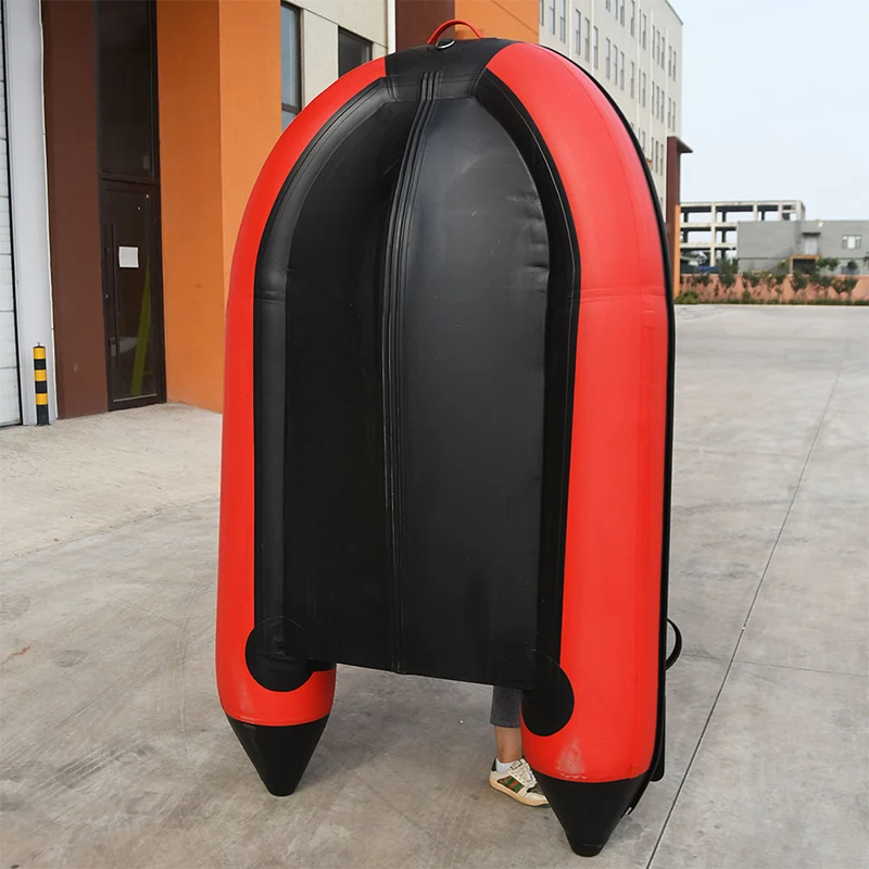 Wholesale Stylish PVC Material Folding Inflatable Boat 230CM Outdoor Rowing Boat Inflatable Fishing Boat For Water Sport