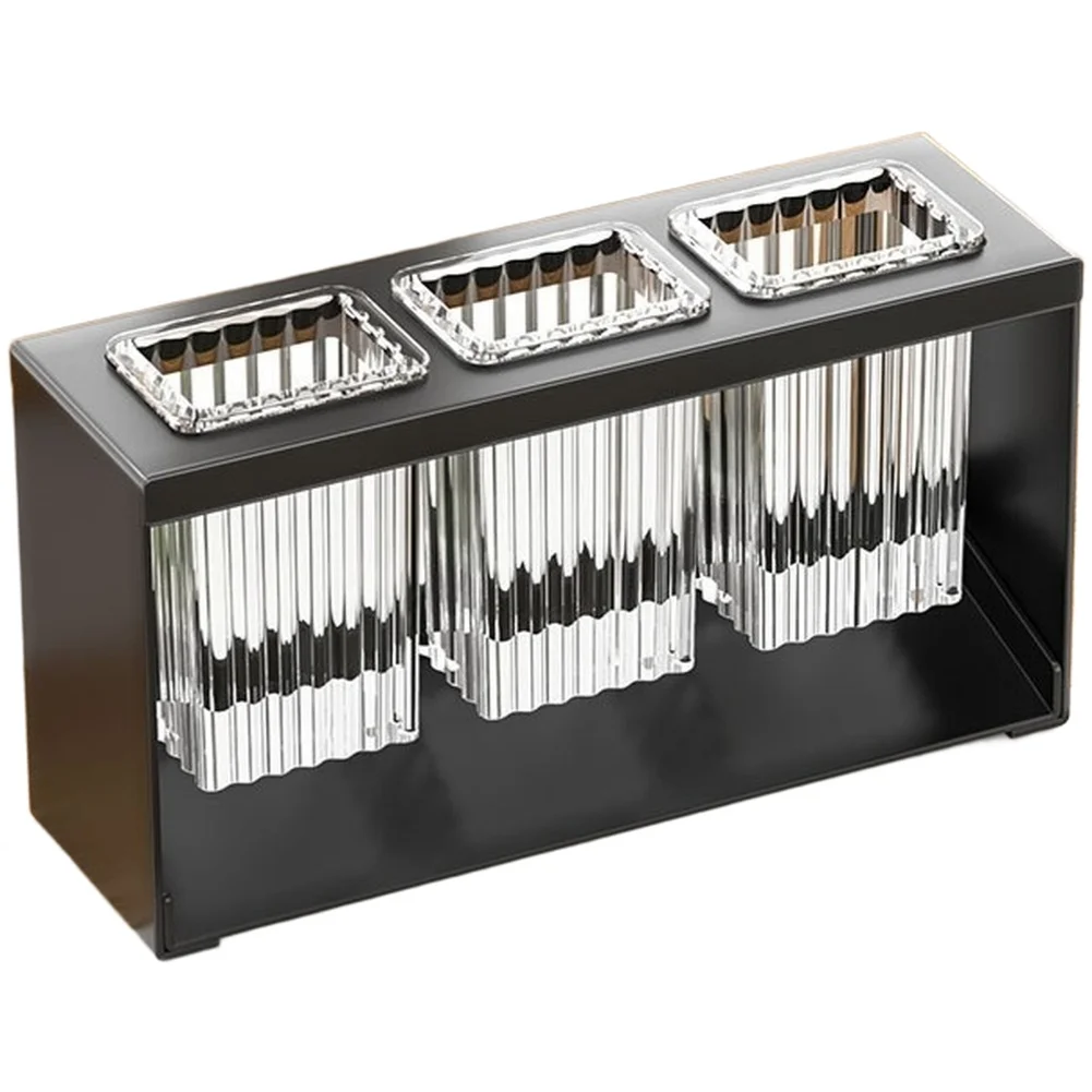 Compartment Countertop Drain Rack for Utensils Chopsticks Toothbrush and Daily Essentials with Efficient Drainage