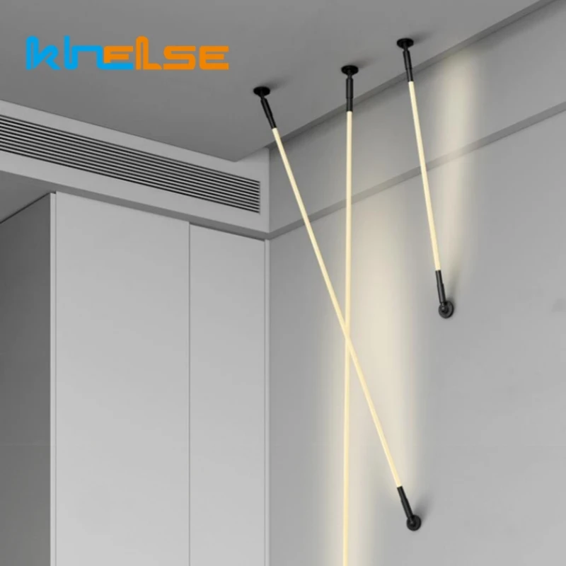 Ceiling Linear Lighting Round Flexible Silicone LED Strip Neon Tube Tape Sofa Background Living Room Line Decor DIY Material Kit