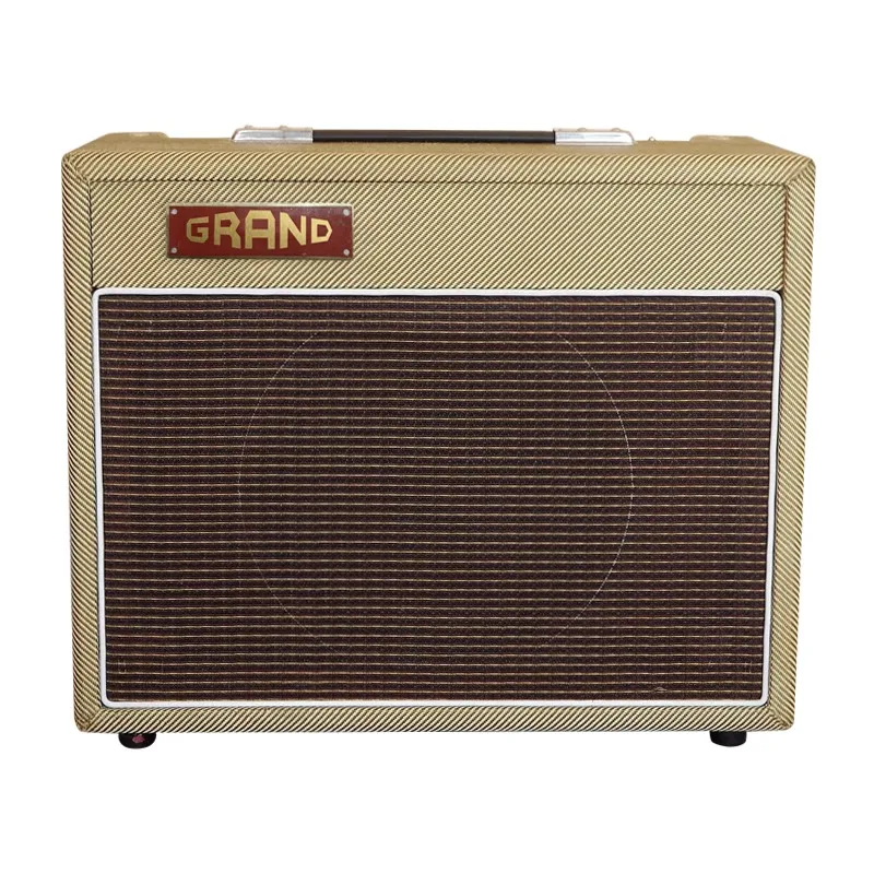 Custom Blues Junior 15W Tube Guitar Amplifier with Reverb Tremolo in Blue Tweed Black Color