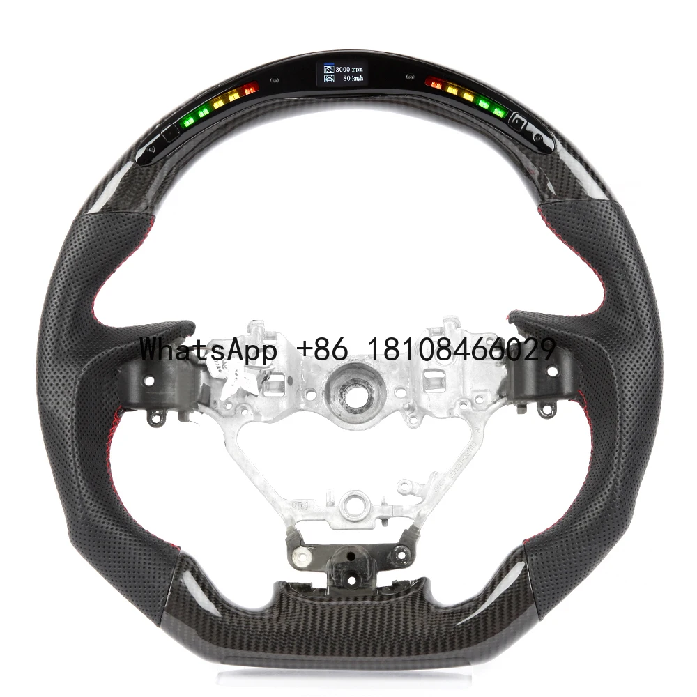 

Intelligent LED Carbon Fiber Steering Wheel for Lexus ES 2015 2016 2017 RX 2016 2017 2020 2021 2022 Custom Car Steering Wheel