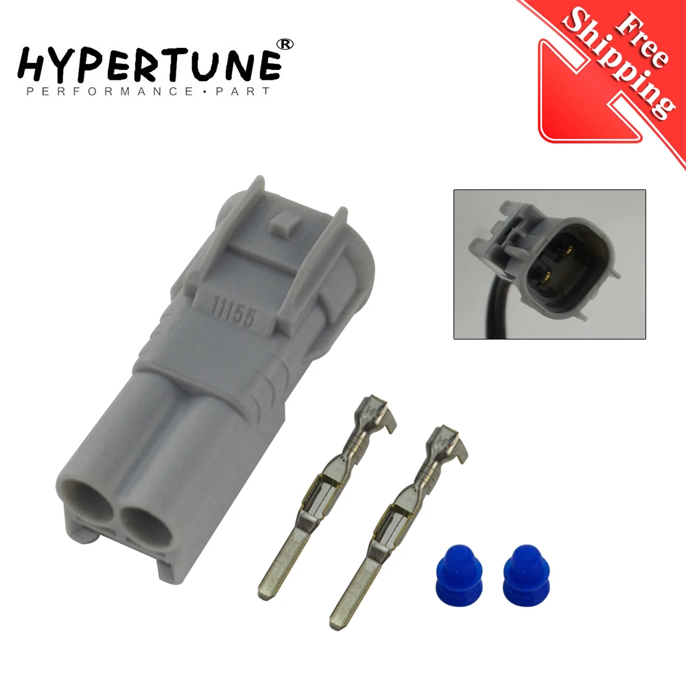 Gray 2 pin  2-Way waterproof auto connector(2.2)male,efi plug,including terminals and seal waterproof plug 90980-11155