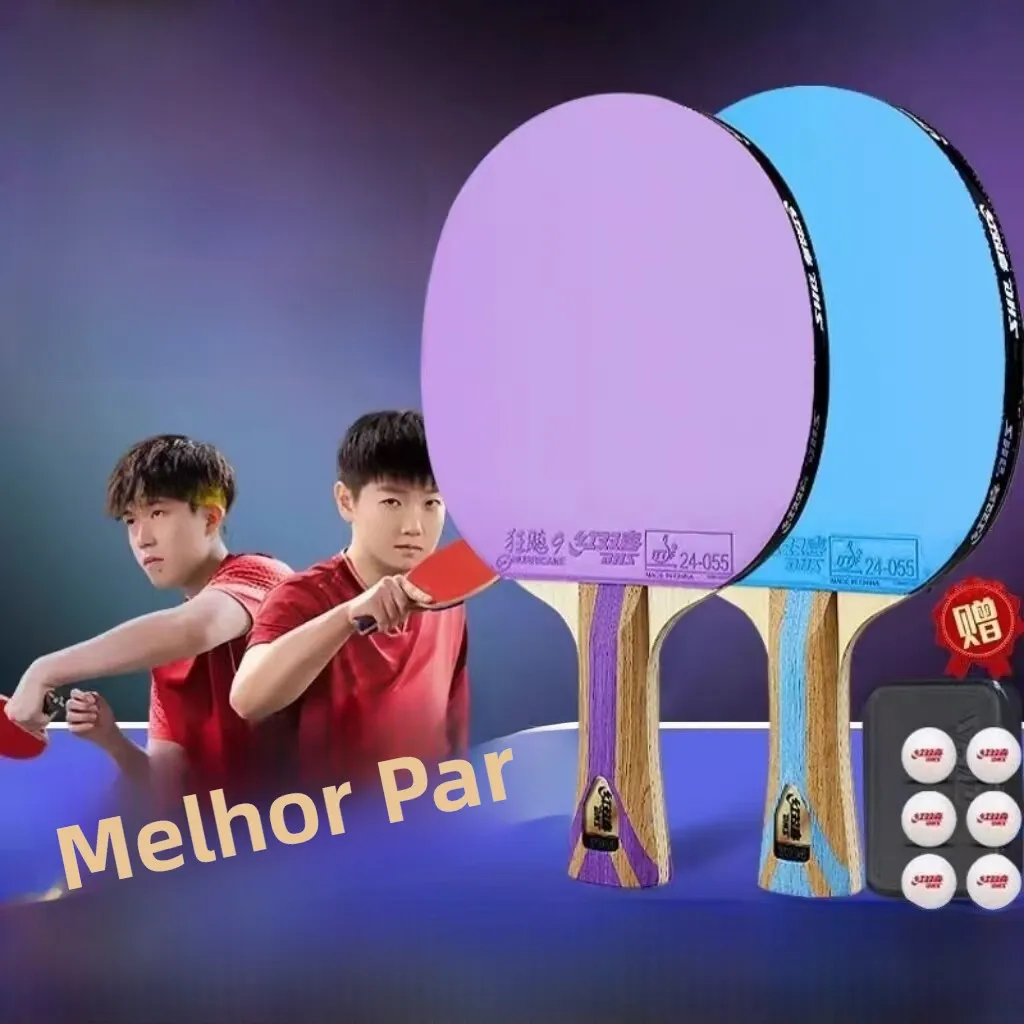 professional-red-double-happiness-table-tennis-racket-seven-star-horizontal-straight-bat-nine-star-super-speed-3