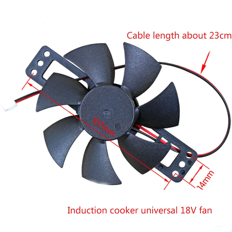

Small section new induction cooker 85mm 18V cooling fan induction cooker fan
