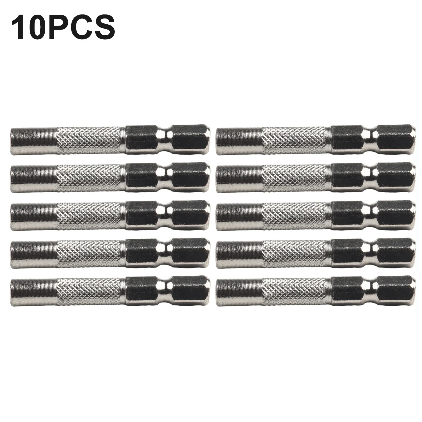 10pcs 6.35mm Insert Bit Adapter To 4mm Electric Screwdriver Socket Holder Bit Adapter Magnetic Holder Tools Accessories