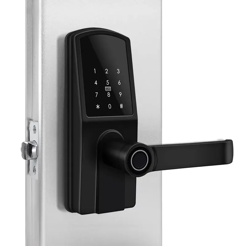 Secukey Source Factory TTlock BLE APP Biometric Fingerprint Smart Deadbolt Electric Bolt Door Rim Access Control