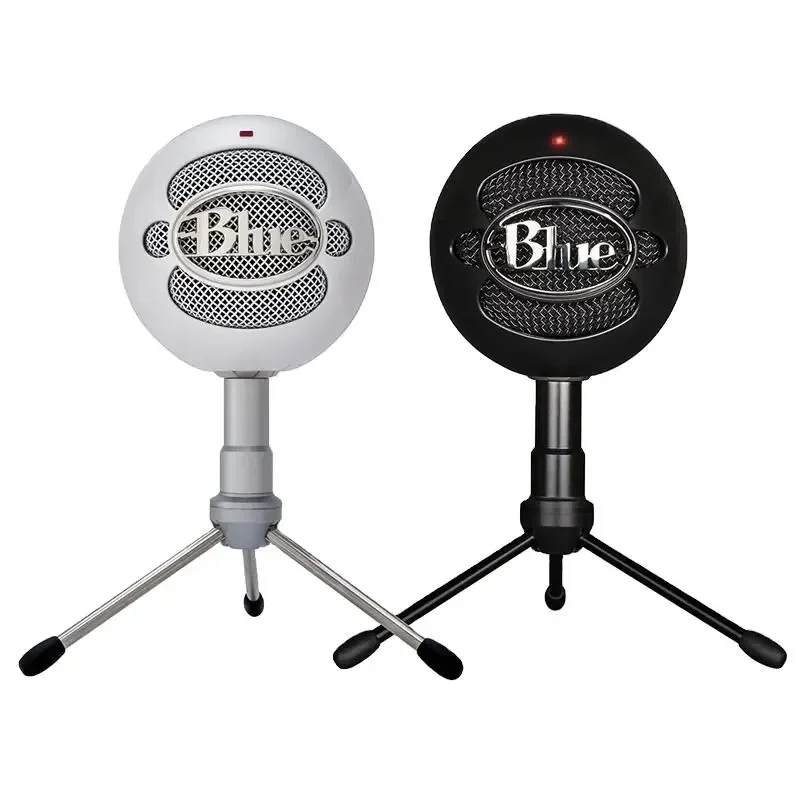 Logitech Blue Snowball Microphones USB Microphone White and Black Live Microphone for PC