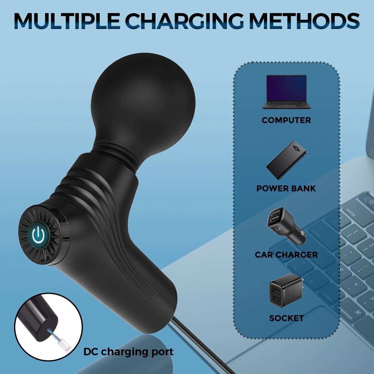 Mini Charging Fascial Gun Vibration Massage Machine Muscle Relaxation Neck And Back Compression Massager Portable Fitness Device