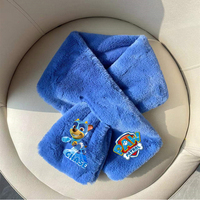 PAW Patrols Skye Girl Plush Scarf Chase Boy Cartoon Printed Scarfs Children Winter Casual Warm Accessories Anime Cute Xmas Gifts