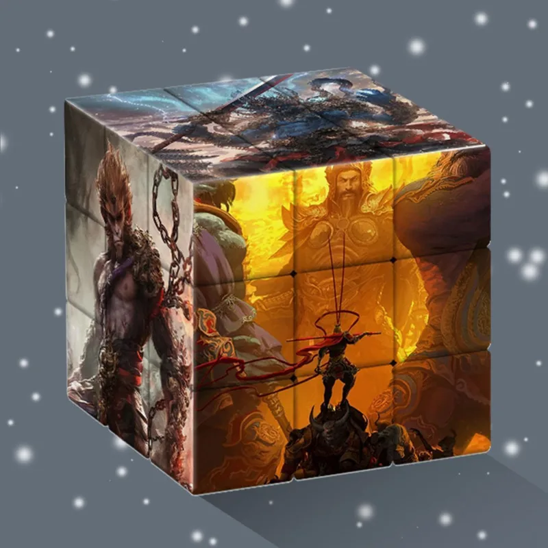 Black Myth Wukong Puzzle Toy pour enfants, 3 étapes, motif exquis complet, entourant les instituts créatifs, souligné, même jeu, cadeau unisexe