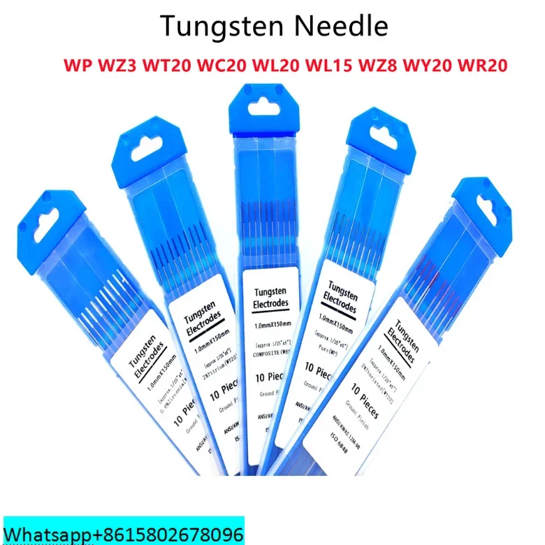 10Pcs Tungsten Needle Tungsten Electrodes Welding Rod WP WT20 WC20 WL20 WL15 WZ8 WY20 WR20 For Tig Welding Machine