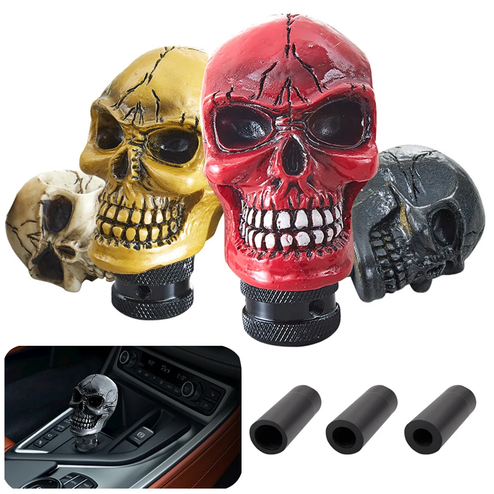 Gear Shift Knob Shifter Lever Knob Big Mouth Buck Teeth Skull Gear Knob Pomo Marchas Manual Automatic Car Accessories