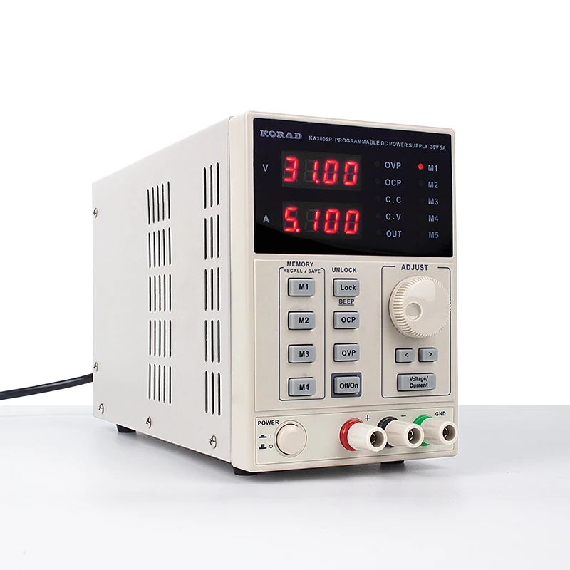 

High precision Adjustable Digital DC Power Supply 30V/5A,KA3005P for Laboratory