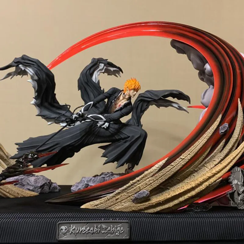 

Фигурка отбеливателя Ичиго Куросаки Фигурка Getsuga Tensho Ichigo Фигурка со специальными эффектами со светом Статуя Gk Модель Коллекция игрушек в подарок