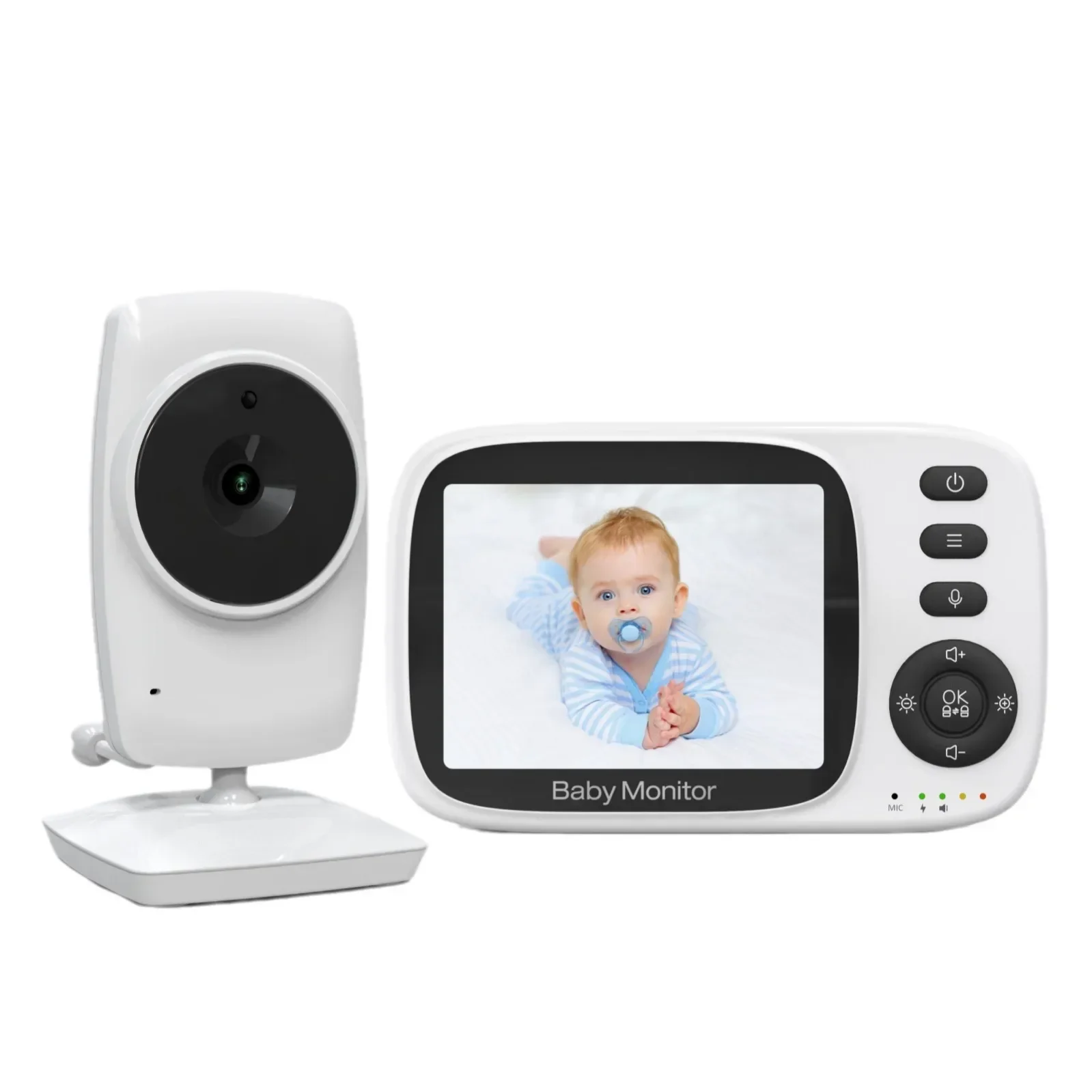 MC632A Portable Two-way Audio WiFi Video Baby Sleep Mon itor with Camera and Night Vision