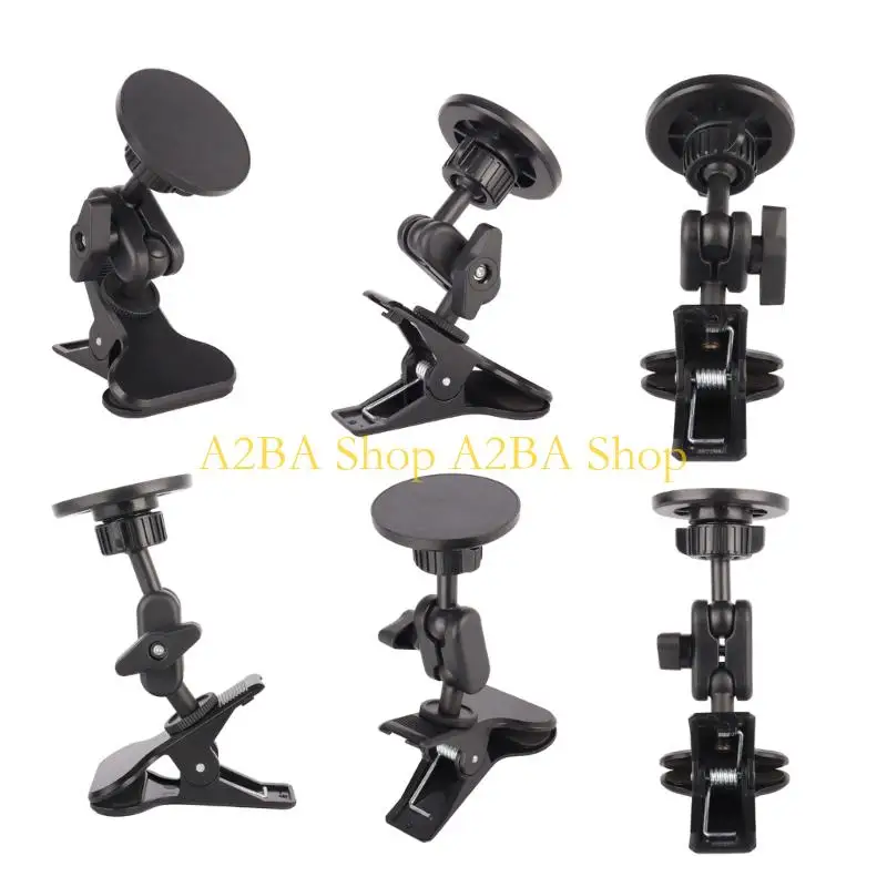 A2BA Rotatable Desk Phone Stand with Clamp Mount for Screen Viewing