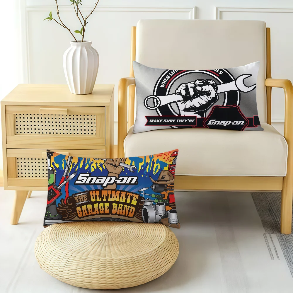 Racing S- Snap-on Car cushion cover Rectangle Pillow Cover Hit Product Comfortable Warm Bedding Party Gift