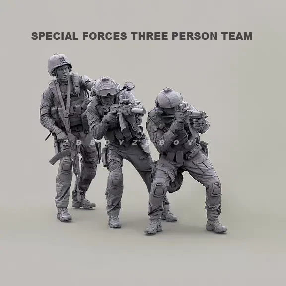 1:35 Modellbausatz aus Kunstharz 35785 Modernes U.S. Military Special Forces Trio