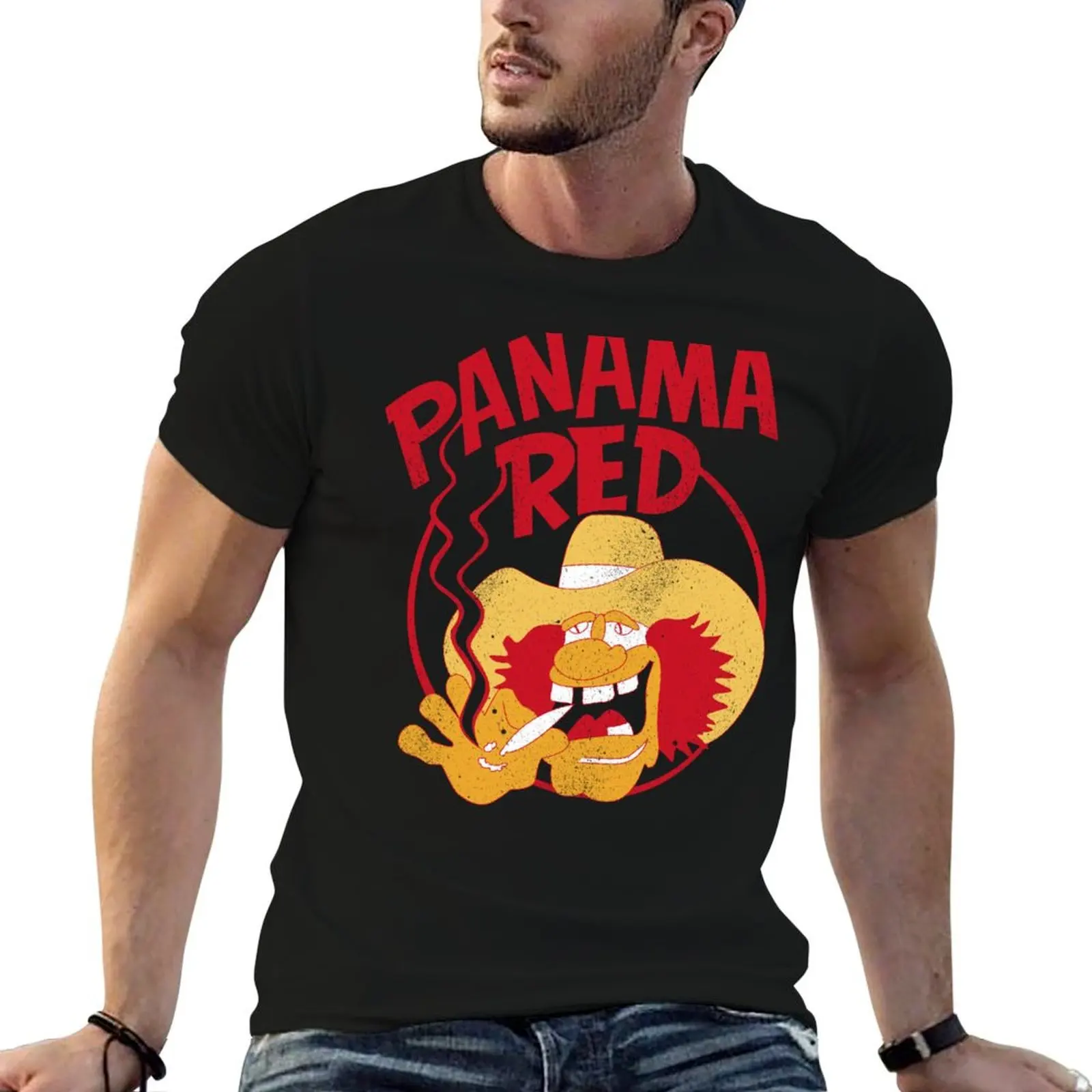 

Panama Red T-Shirt funny t shirts cotton man t shirts for men casual T-Shirt