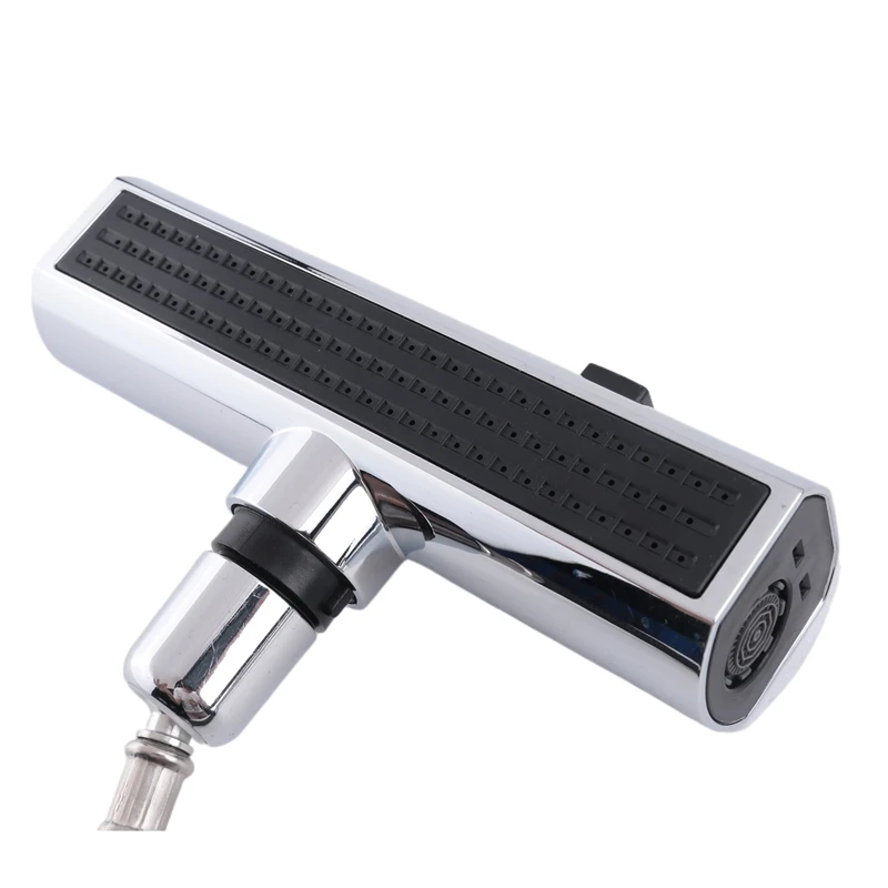 Waterfall Pull Out Kitchen Faucet Intelligent Digital Display Cold Hot Mixer Taps Rotatable Sink Lifting Basin Faucet