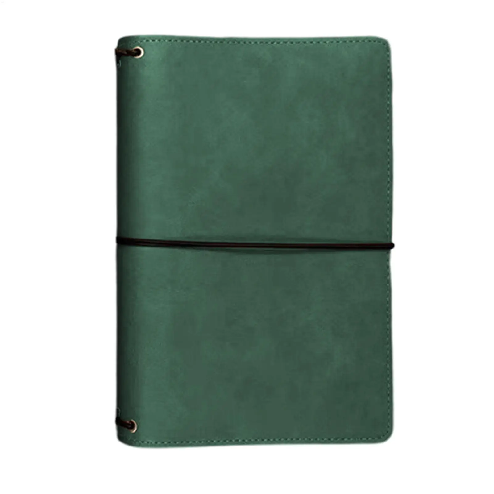 Retro Leather Loose Leaf Compact Notebook Cover A5 Notebook Organizer Refillable Journal Sleeve Or Journalers Writers Students