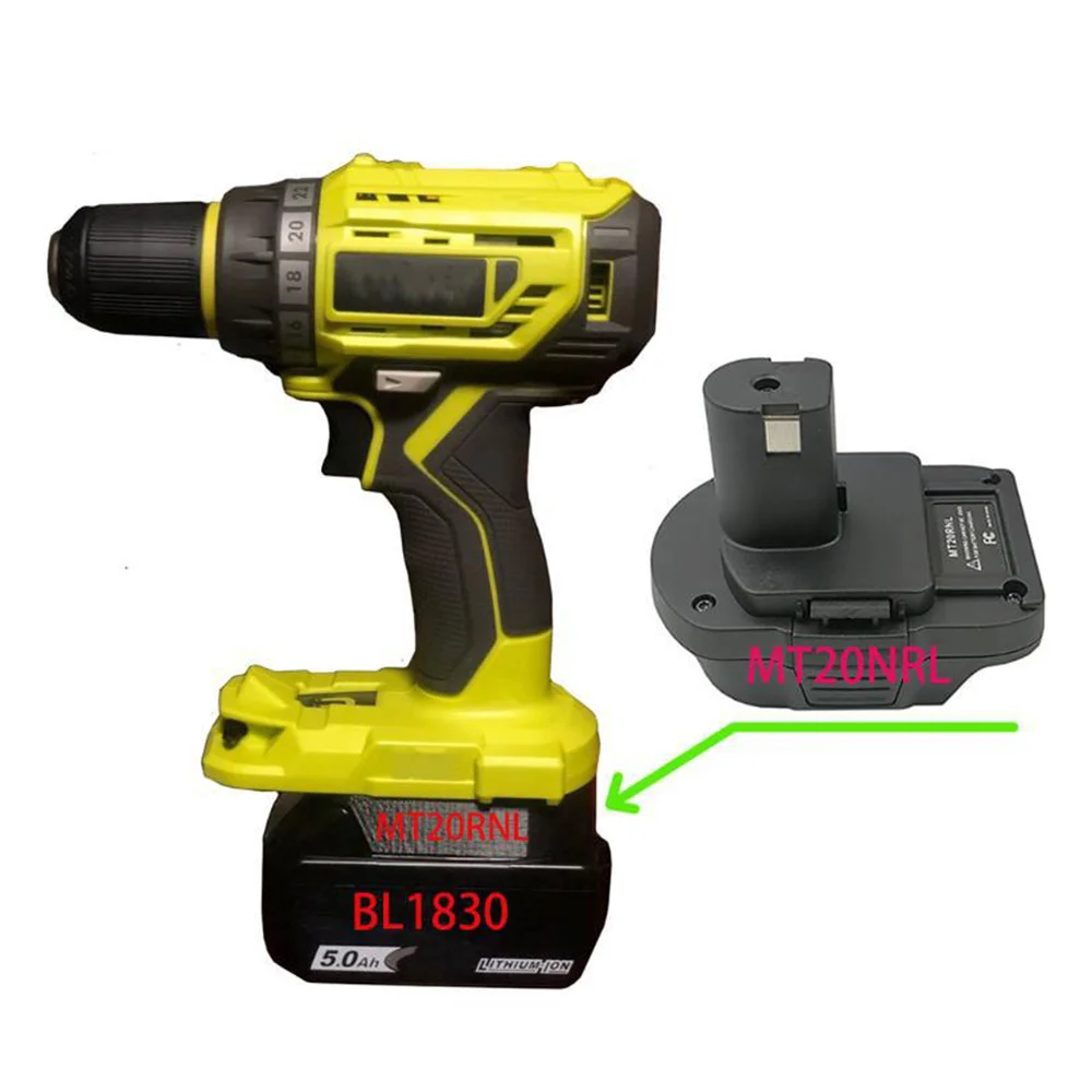 

Адаптер для аккумуляторов SEO MT20RNL: преобразует аккумулятор Makita 18V в инструменты Ryobi 18V, для использования с аккумуляторами Makita и Ryobi 18V