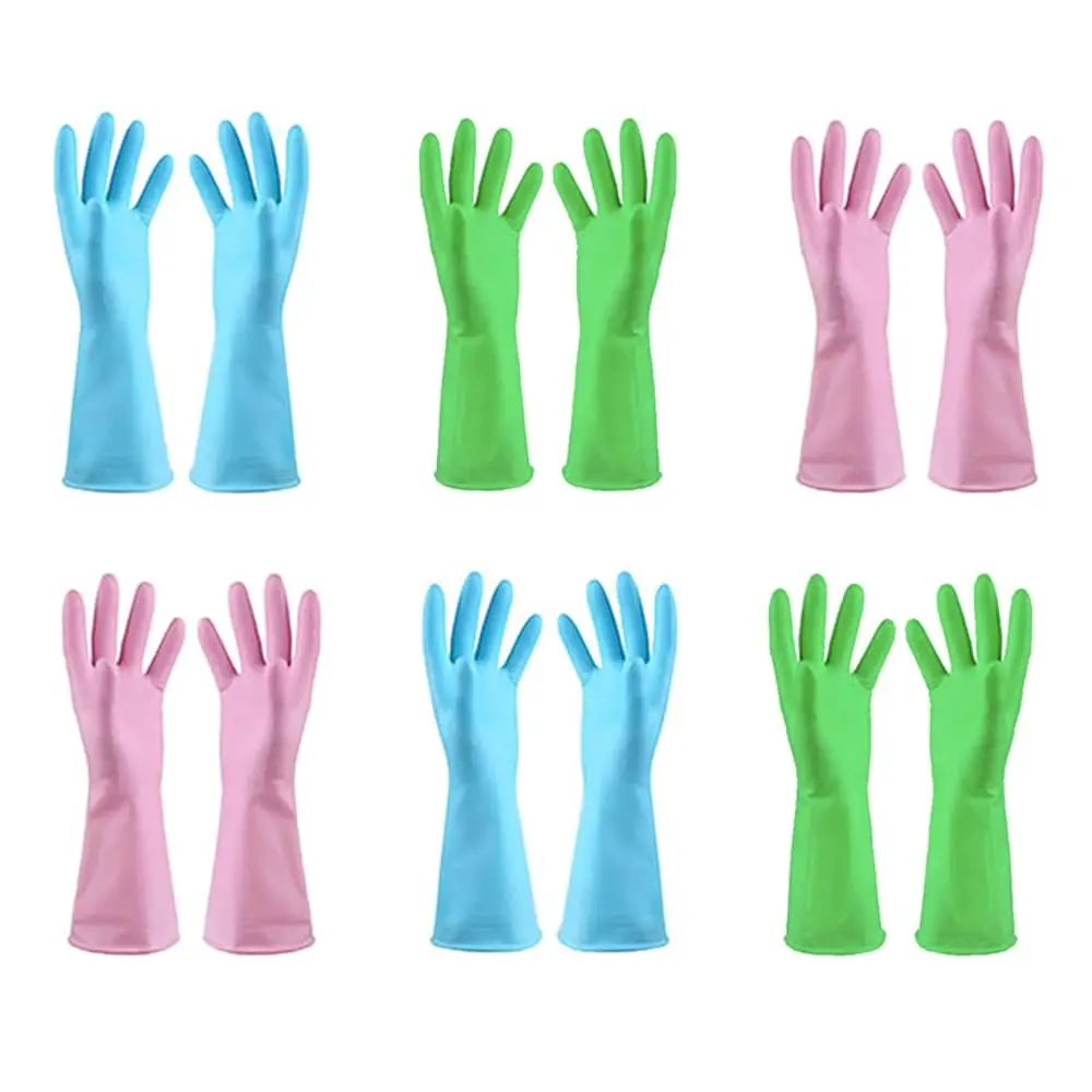 

Free Shipping Reusable Household Gloves - Waterproof Rubber Latex Cleaning Laundry Gloves Dishwashing Gloves for Kitchen Dish Wa