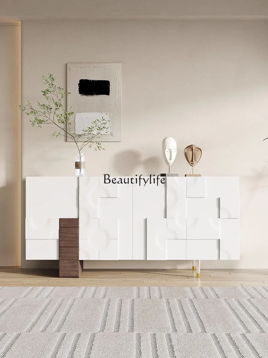 

LItalian Light Luxury Entrance Decoration Modern Minimalist Storage Hallway Home Shoe Cabinet