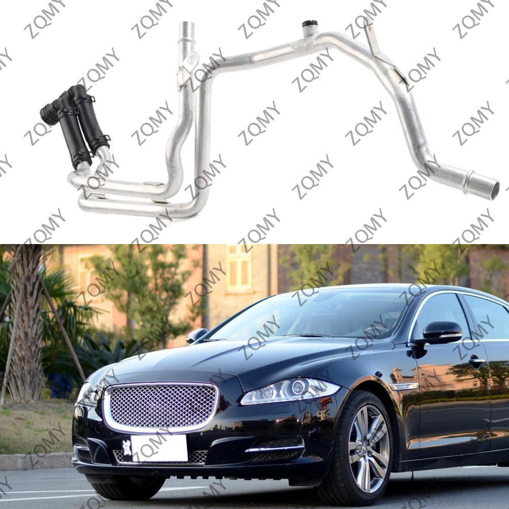 Car Engine Cooling System Warm Water Air Heater Hose Pipe For Jaguar XJ 3.0 Diesel 2010 2011 2012 2013 2014 2015-2019 C2D2333