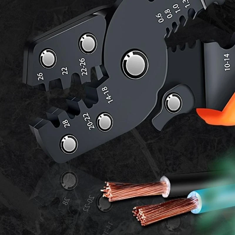 C7AB Wire Stripper-Crimper Cutter Terminal Crimping Plier 6