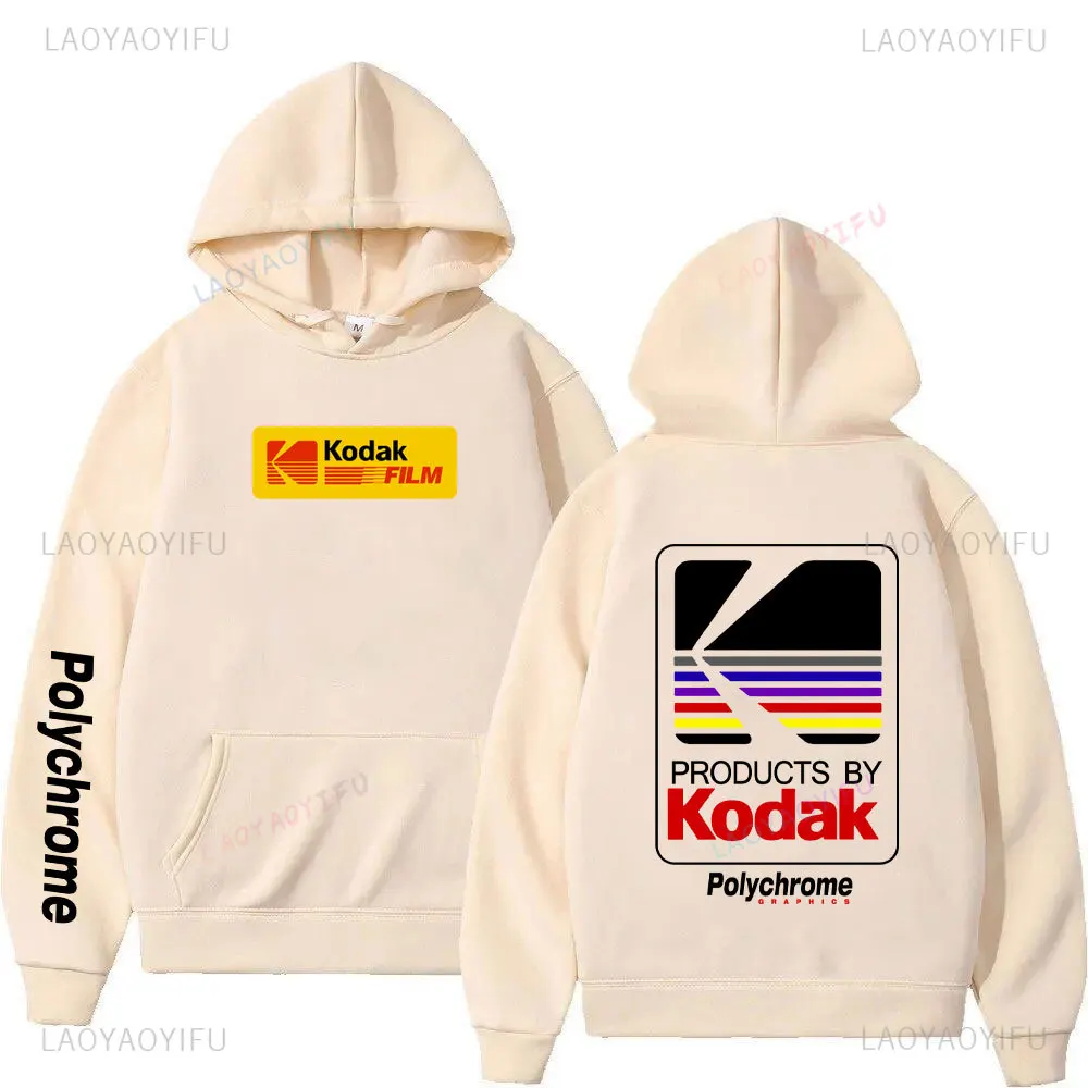 Cool Kodak Men's Autumn Warmth Hoodie Harajuku Streetwear Men's Women's Sweatshirt Price Reduction New Kodak Hot Selling Hoodies