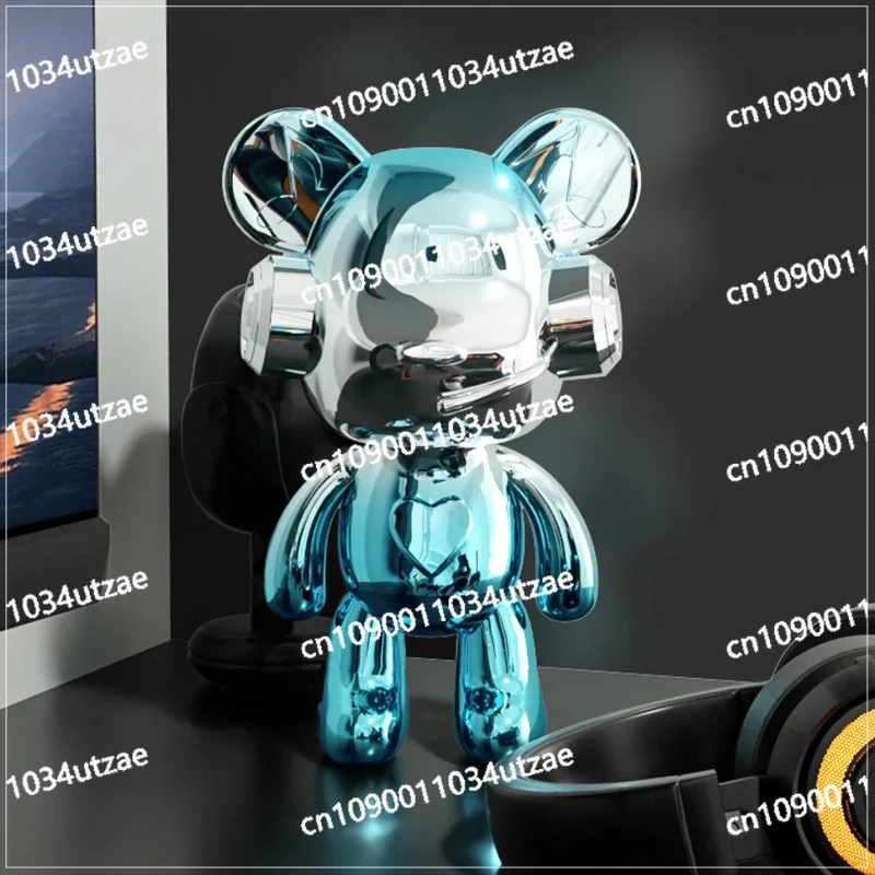 Violent bear graffiti trend ornament new art desktop three-dimensional decoration living room office decoration