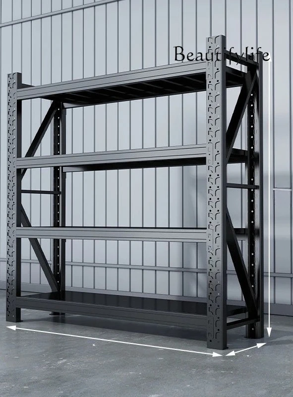 

Super thick shelves Floor-to-ceiling multi-layer adjustable shelves Logistics storage shelves