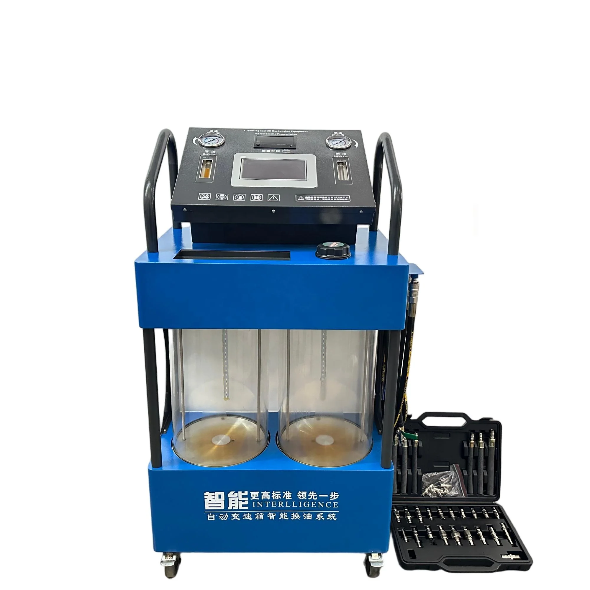 

Fully Automatic Transmission Fluid Exchange Machine ATF Gearbox Cleaning Oil Changer DC/AC Voltage Compatibility 2x20L Car Care