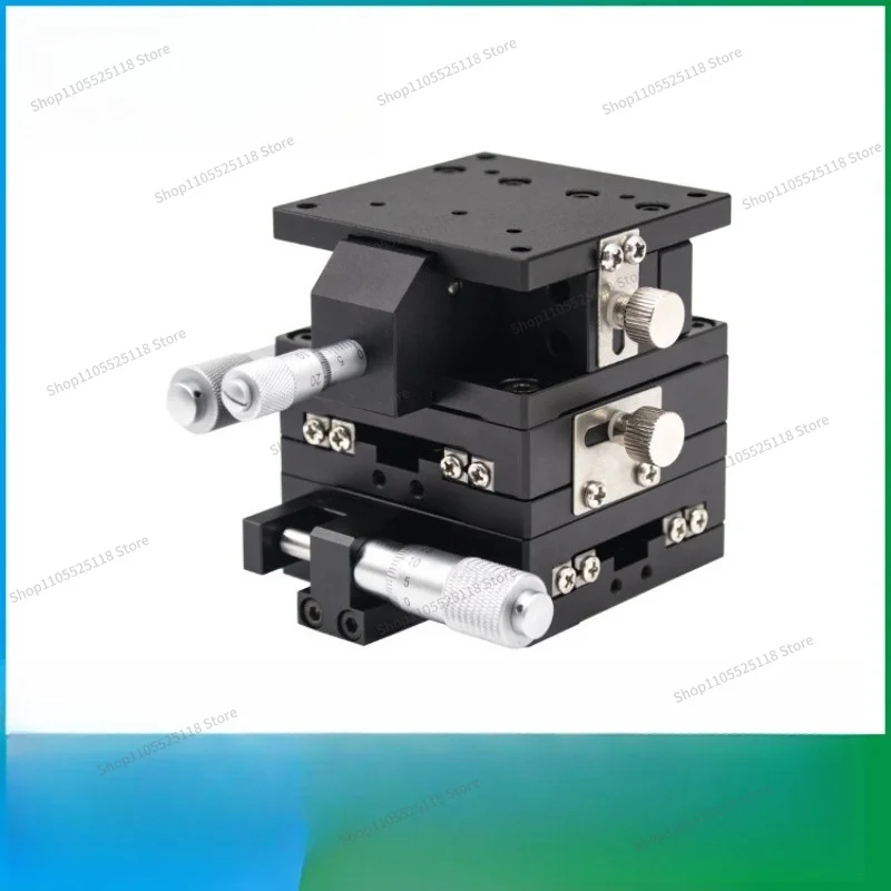 For Combination Slide XYZ Axis 60 * 60 Three-axis Thin Platform Optical Displacement Stage