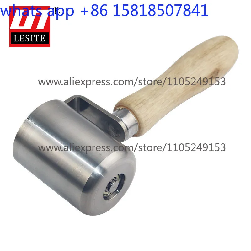 Plastic Welding Hot Air Gun Accessories 65mm Steel Pressing Wheel Civil Film Coil High Temperature Handheld Pressing Roller