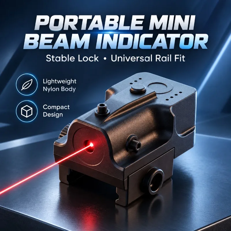 Stable Lock Portable Beam Indicator, Mini Nylon Rail Attached Decoration Supply for Hobby Model Build