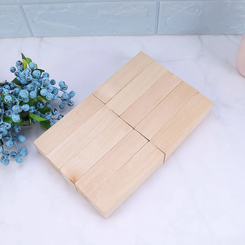 

20 Pcs Blocks Craft Plank Small Wood DIY Projects Wooden Craft Plank Gifts Sewing Tools Accessories Smooth Quality