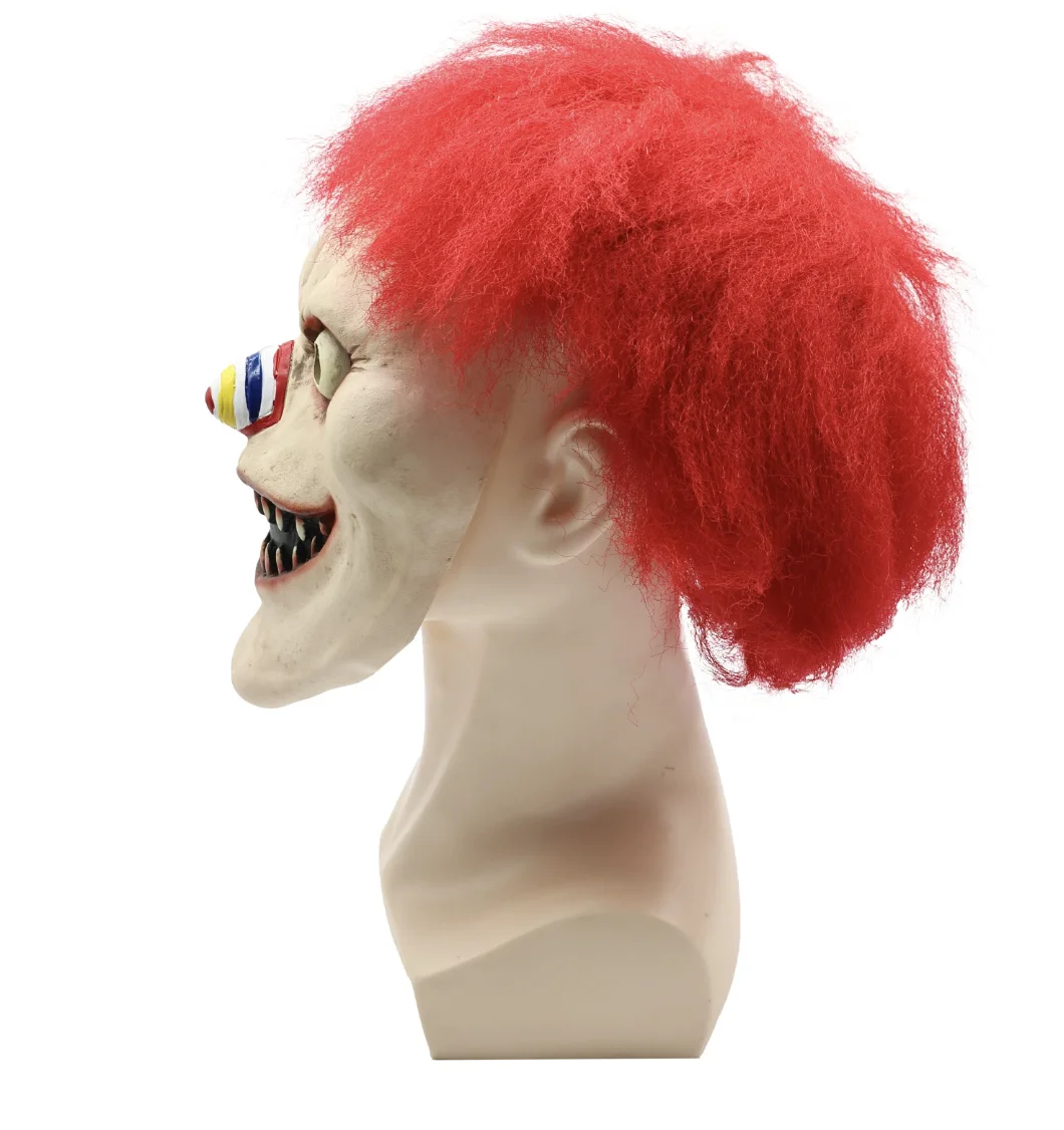 หน้ากากซอมบี้ฮาโลวีน หน้ากากน่ากลัว หน้ากากผีปีศาจ หน้ากากคอสเพลย์ อุปกรณ์ประกอบฉากงานเต้นรำ หน้ากากแวมไพร์ชีวเคมีสำหรับแต่งตัว