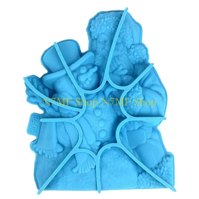 N7MF半型星視鏡サンタクロース壁の装飾品ドロップカビdiy壁ペンダント